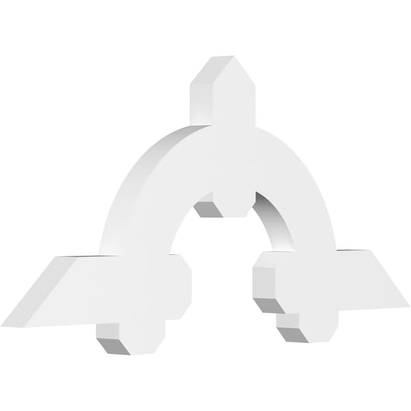 Ekena Millwork Ericson Architectural Grade PVC Gable Bracket, 36"W x 16 1/2"H x 2"D x 4"F, 11/12 Pitch GBP036X17X0204ERI00 - main